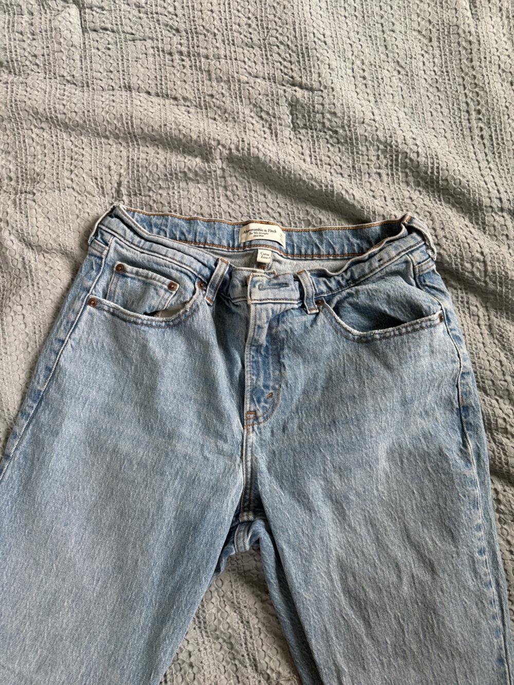Abercrombie & Fitch 90s Straight Mid rise - Curvelove